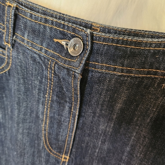 Newman French Denim Stone Wash Jean Skirt - Picture 5 of 8